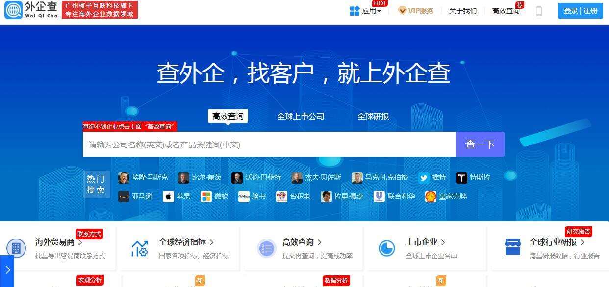 外企查