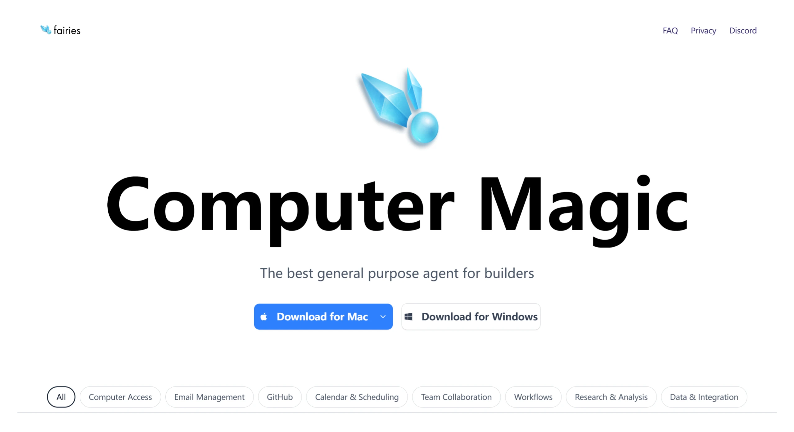 Fairies AI:首款真正运行于本地电脑的通用型AI代理工具 Fairies AI