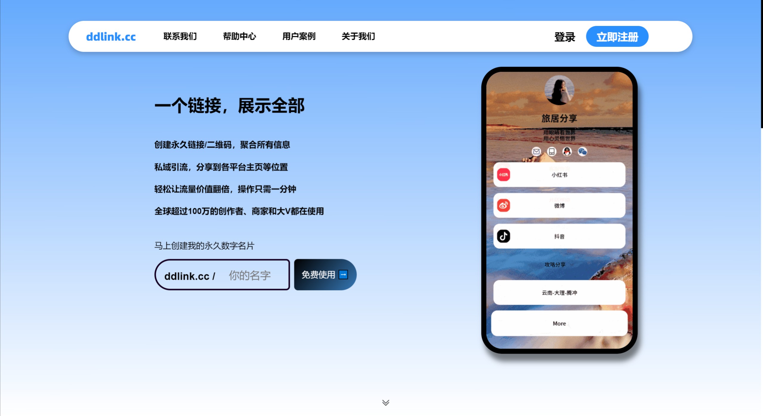 DDLink.cc DDLink数字名片