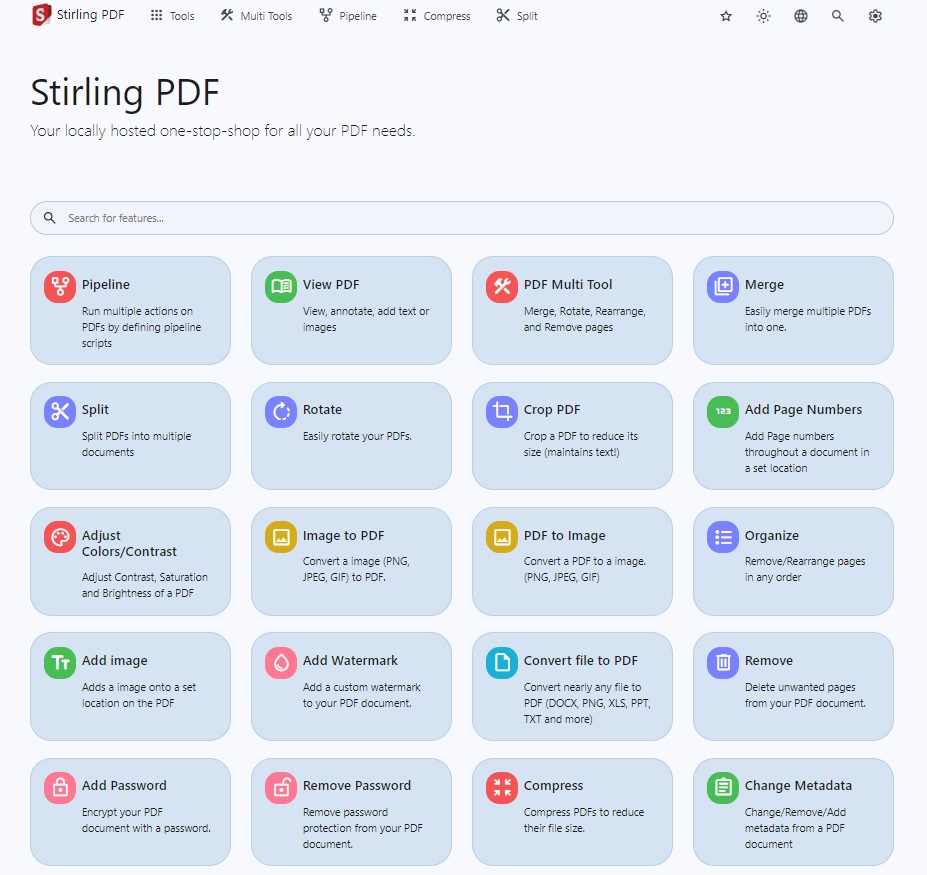 Stirling-PDF Stirling-PDF